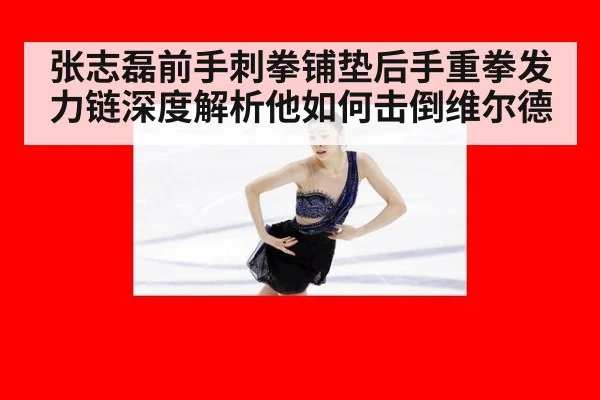 张志磊前手刺拳铺垫后手重拳发力链深度解析他如何击倒维尔德